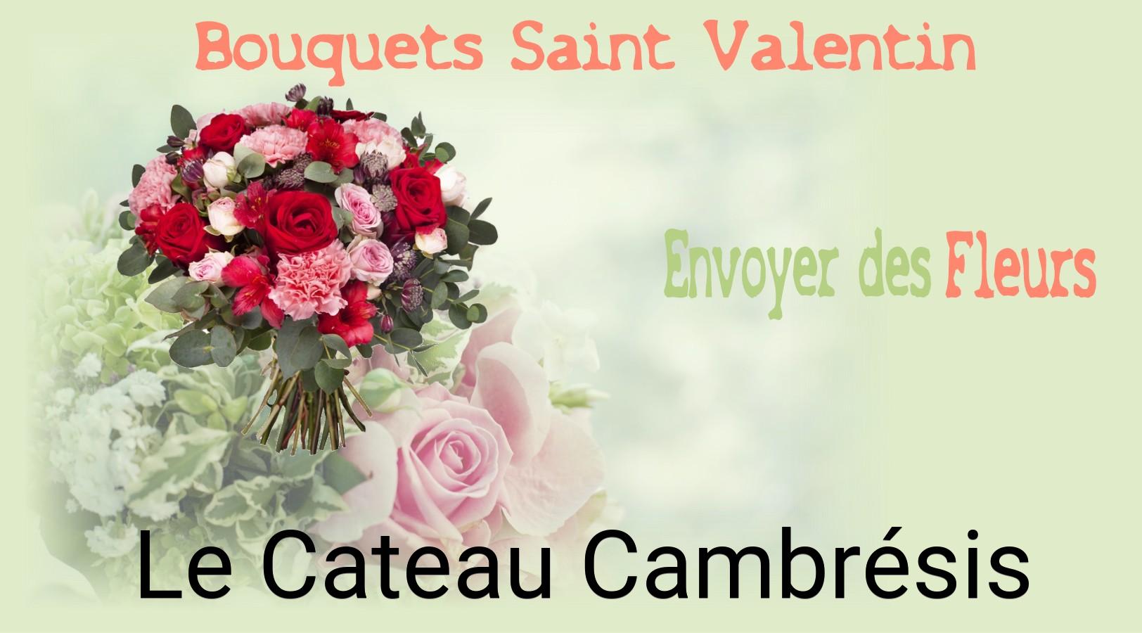 Roses de Saint-Valentin livrées à Le Cateau-Cambrésis